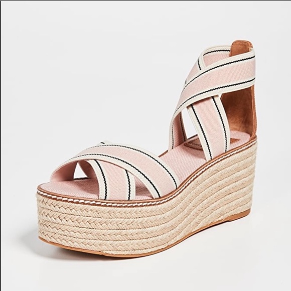 NEW Tory Burch frieda espadrille platform sandal - Picture 2 of 13